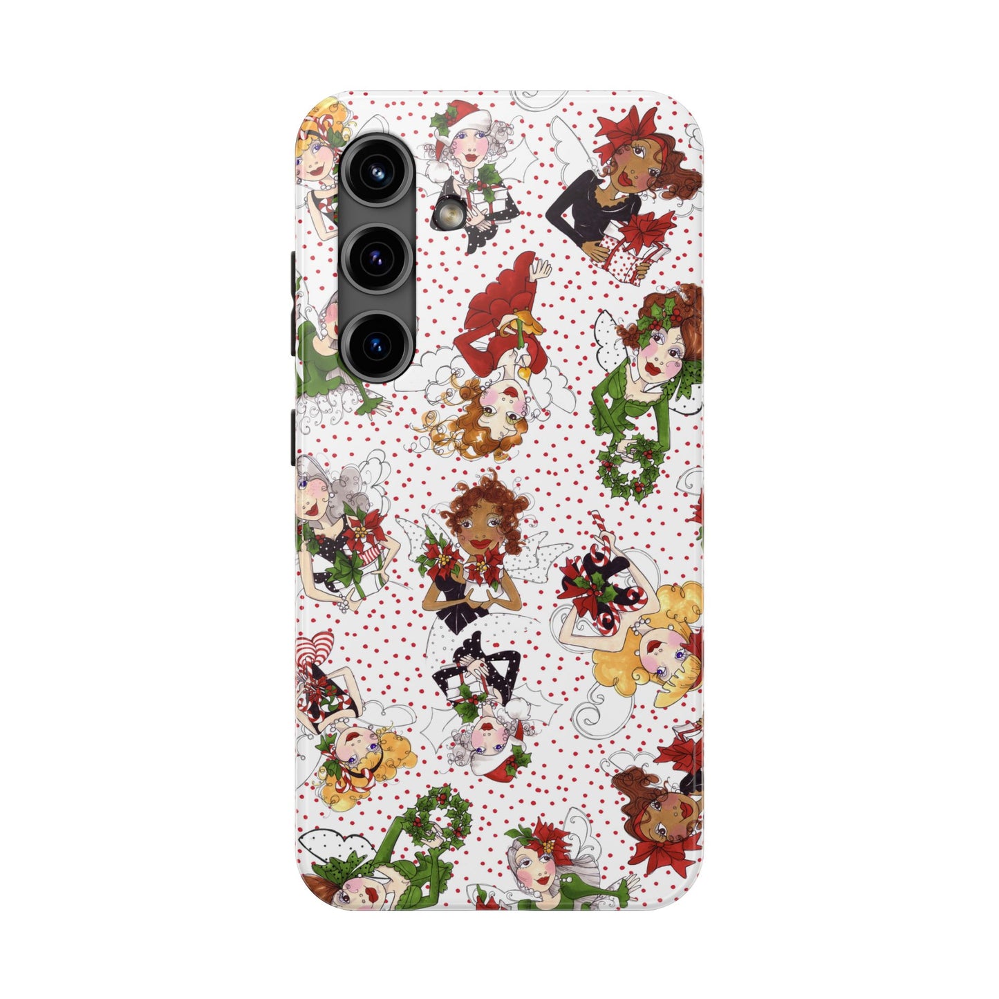 Fairy Toss White / Red Phone Case