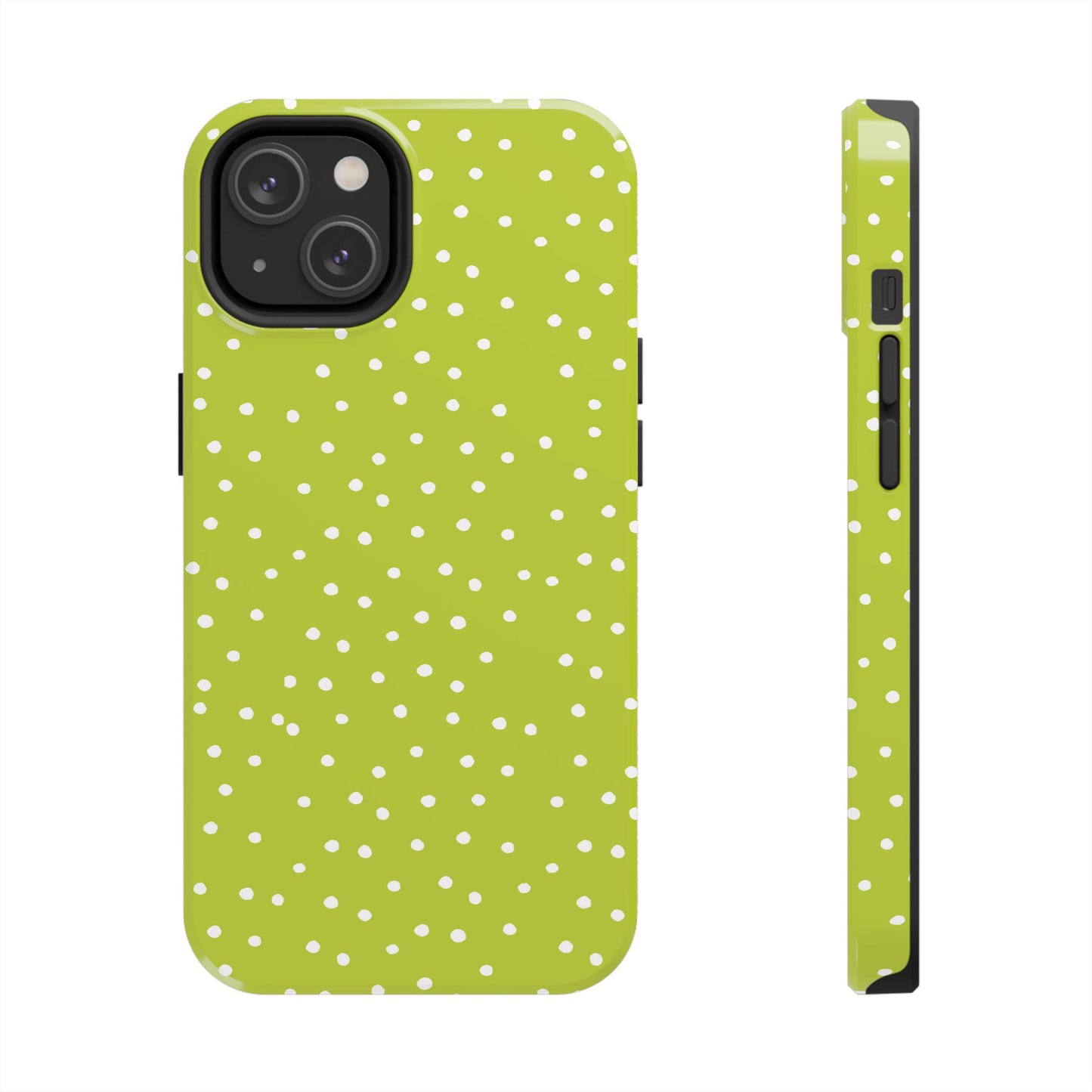 Dinky Dots Green / White Phone Case