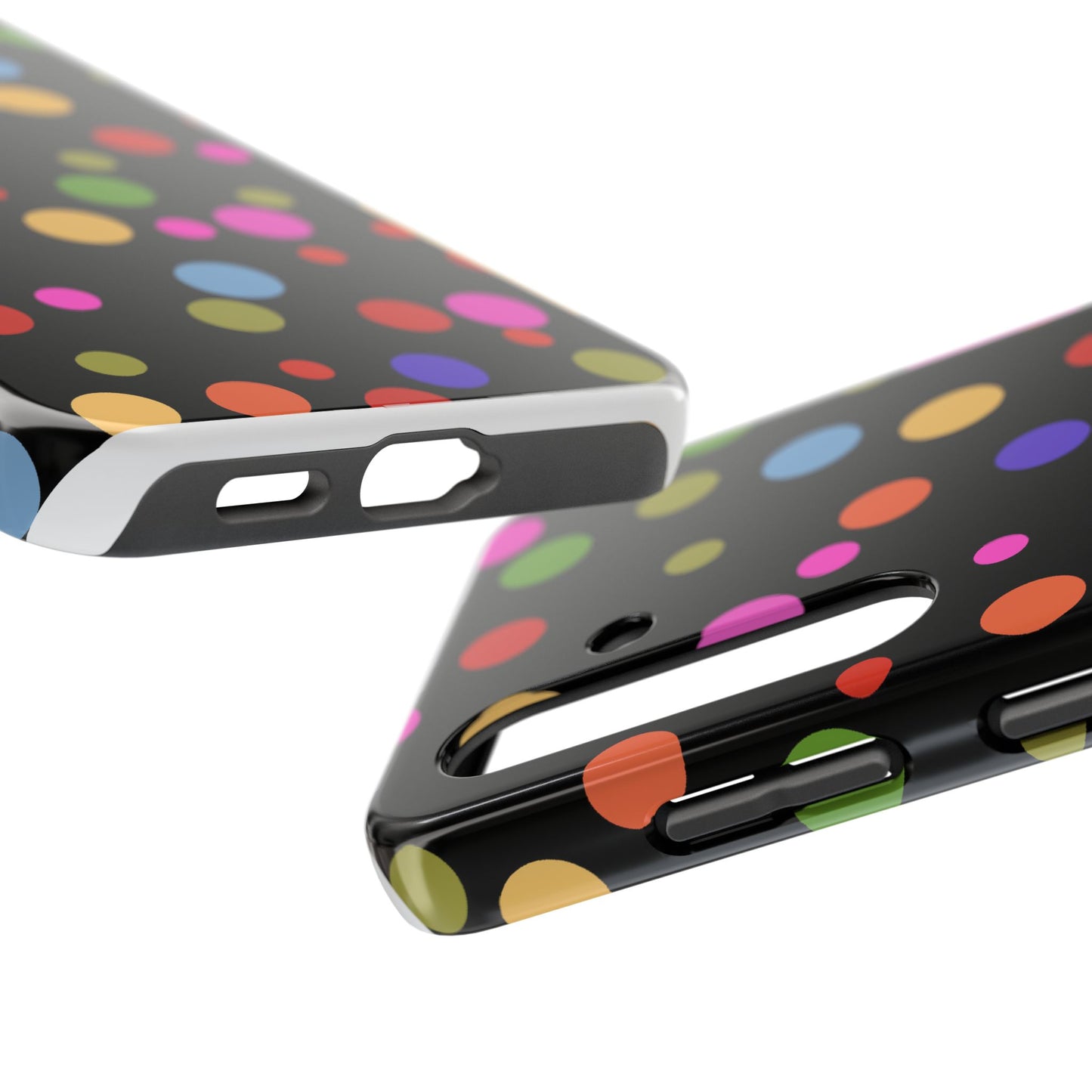 Dot Assortment Black Phone Case