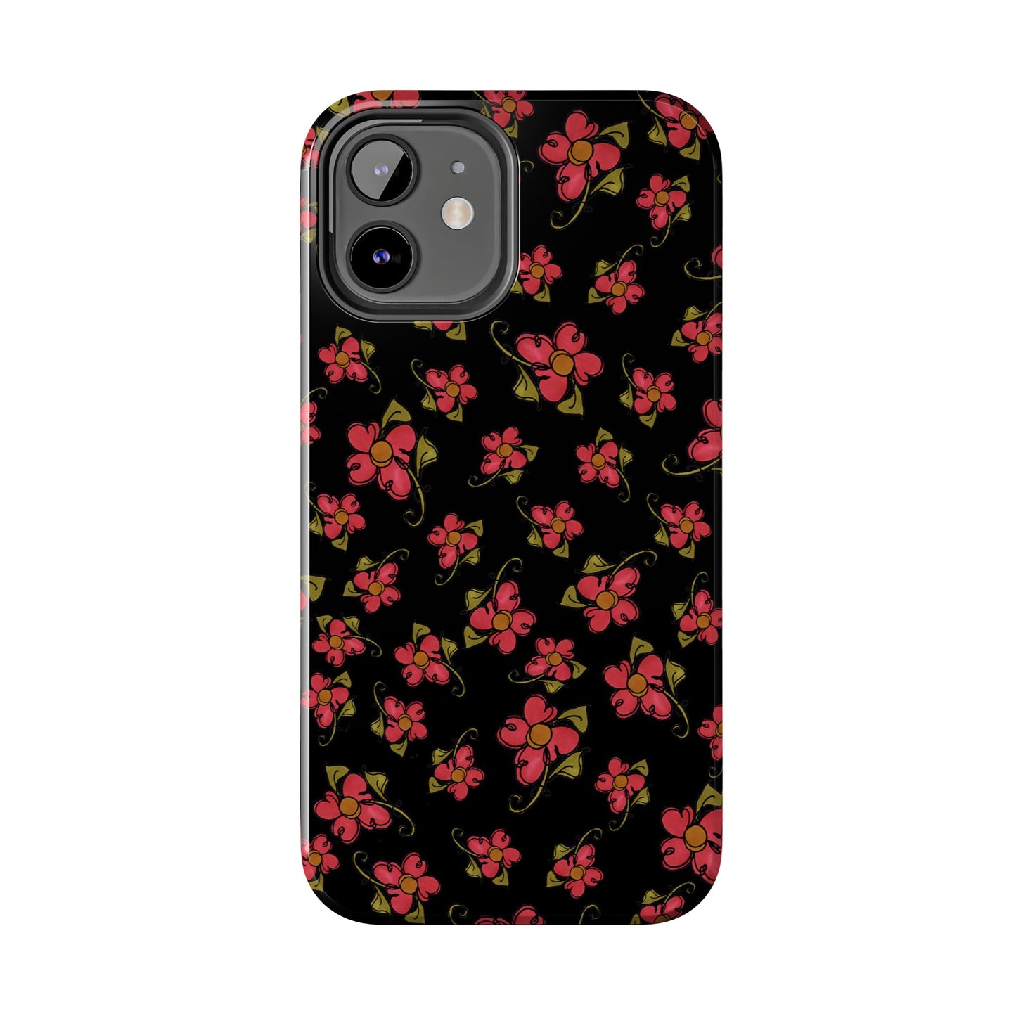 Daisy Caper Black Phone Case