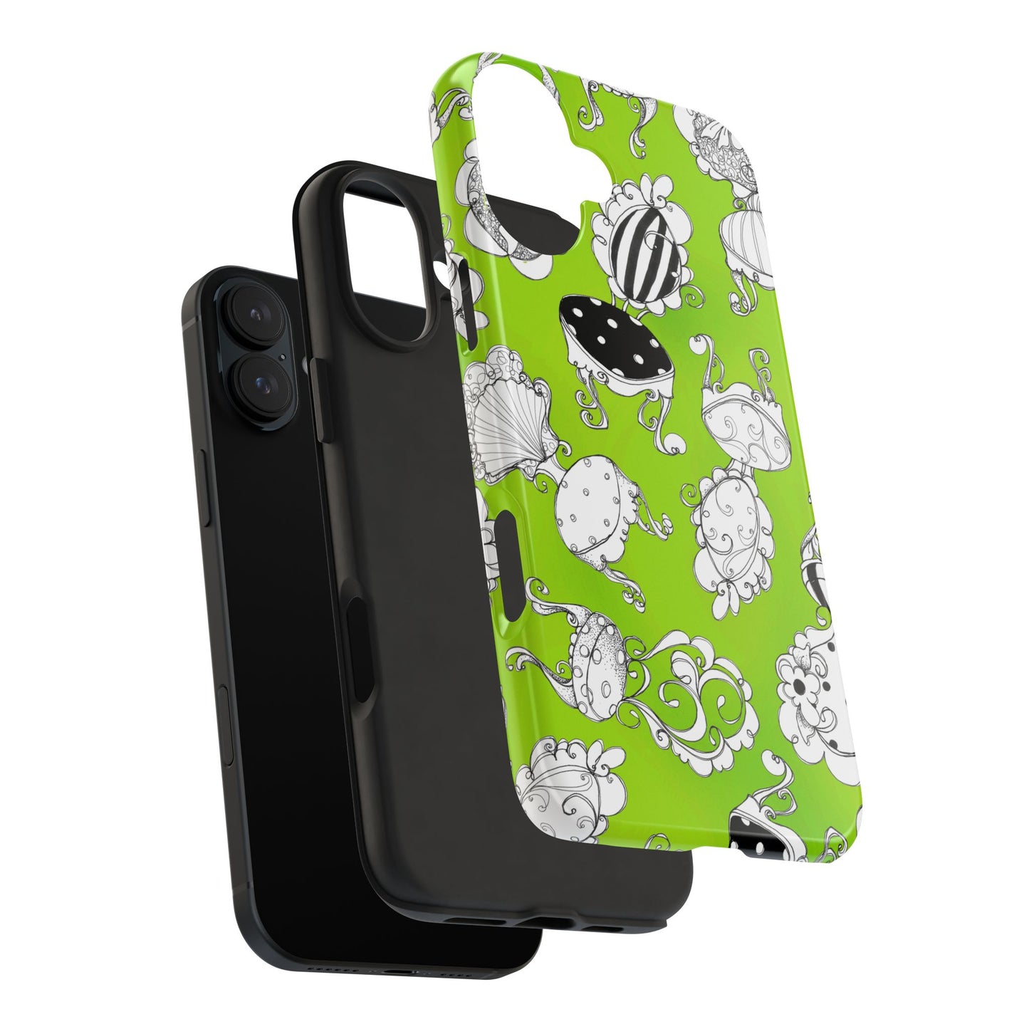 Bistro Chairs Lime Phone Case