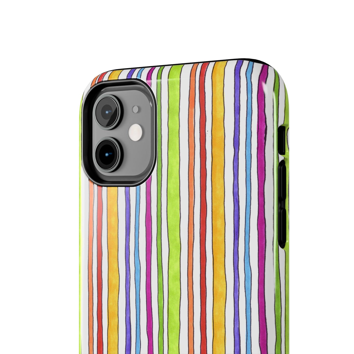 Stripe Fancy White Phone Case