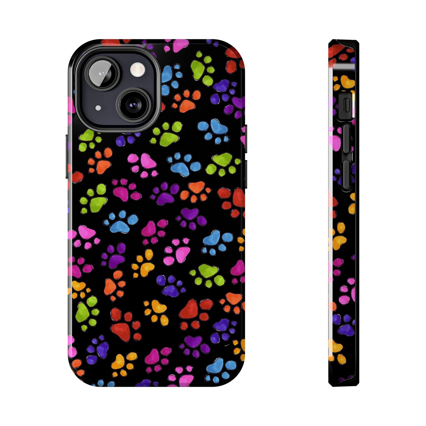 Fancy Paws Black Phone Case