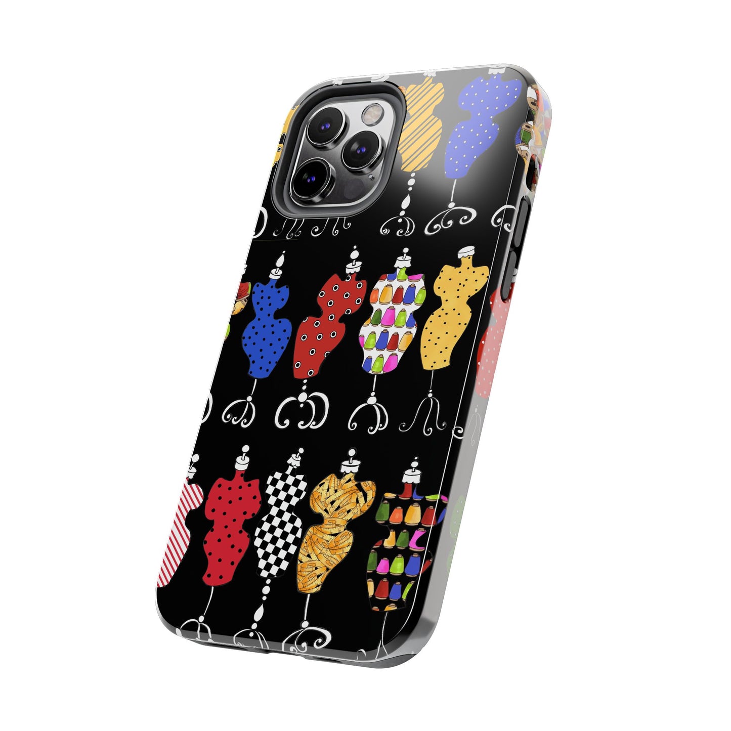 Go Figure Black / Multi Phone Case
