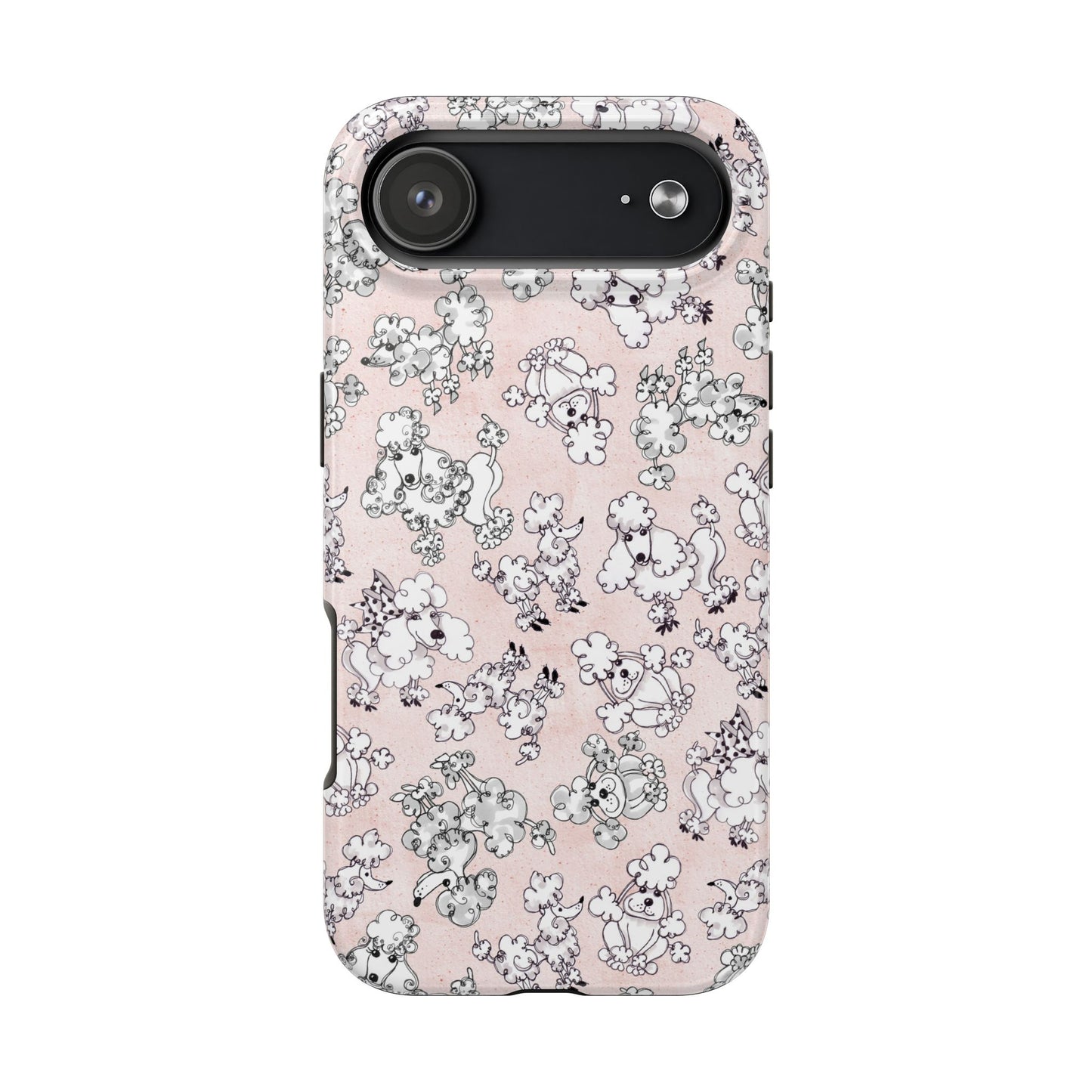 Paris Poodles Pink Phone Case