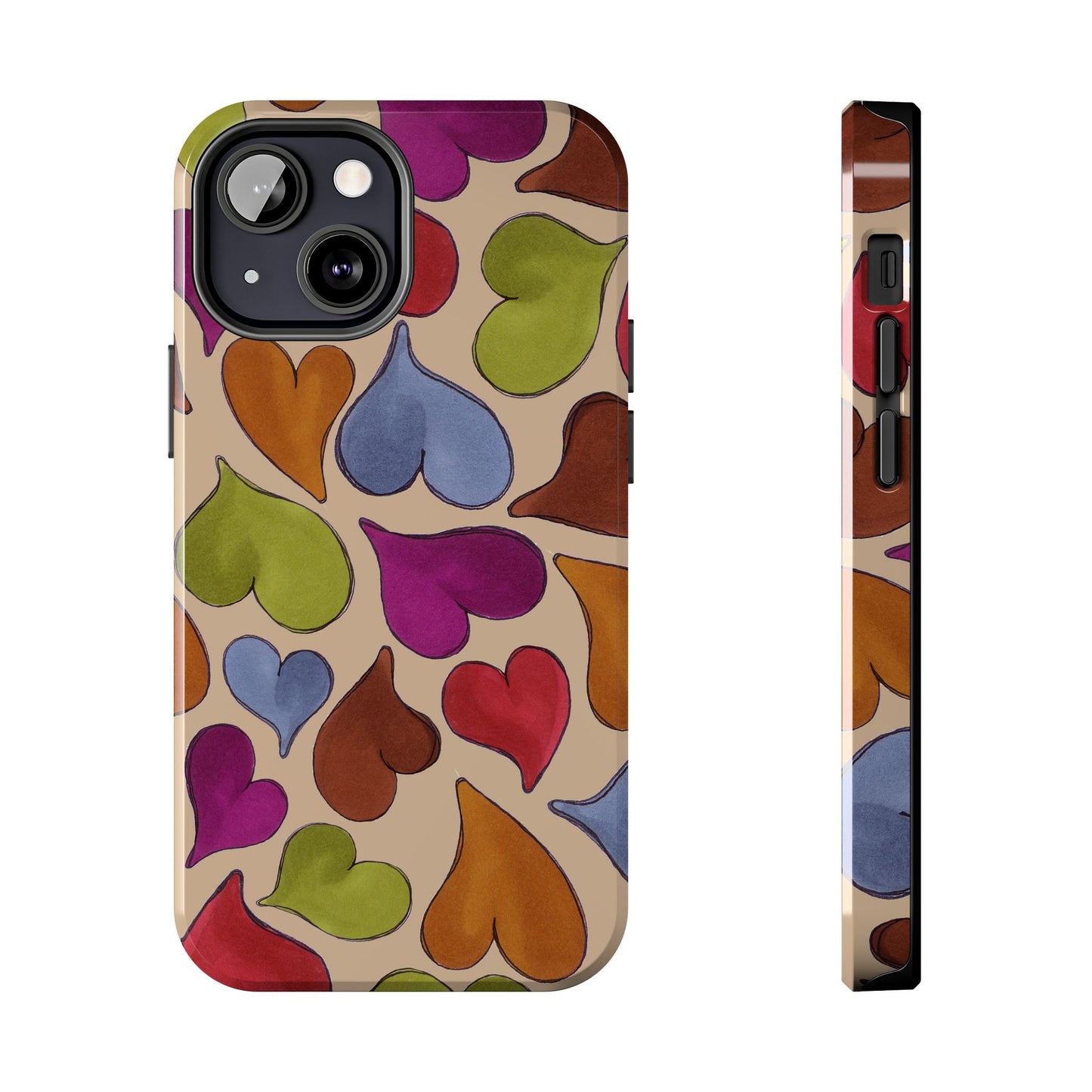 Big Hearted Khaki Phone Case