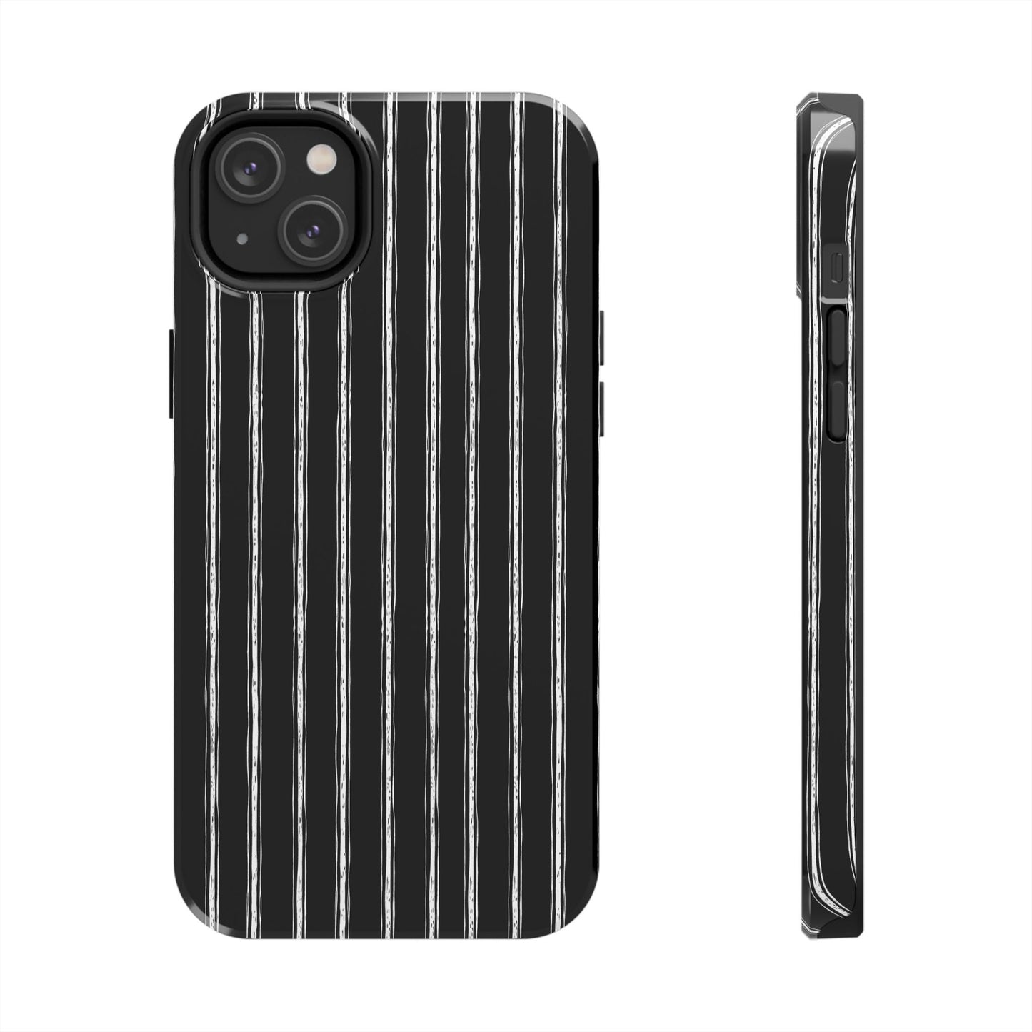 Napkin Stripe Black / White Phone Case