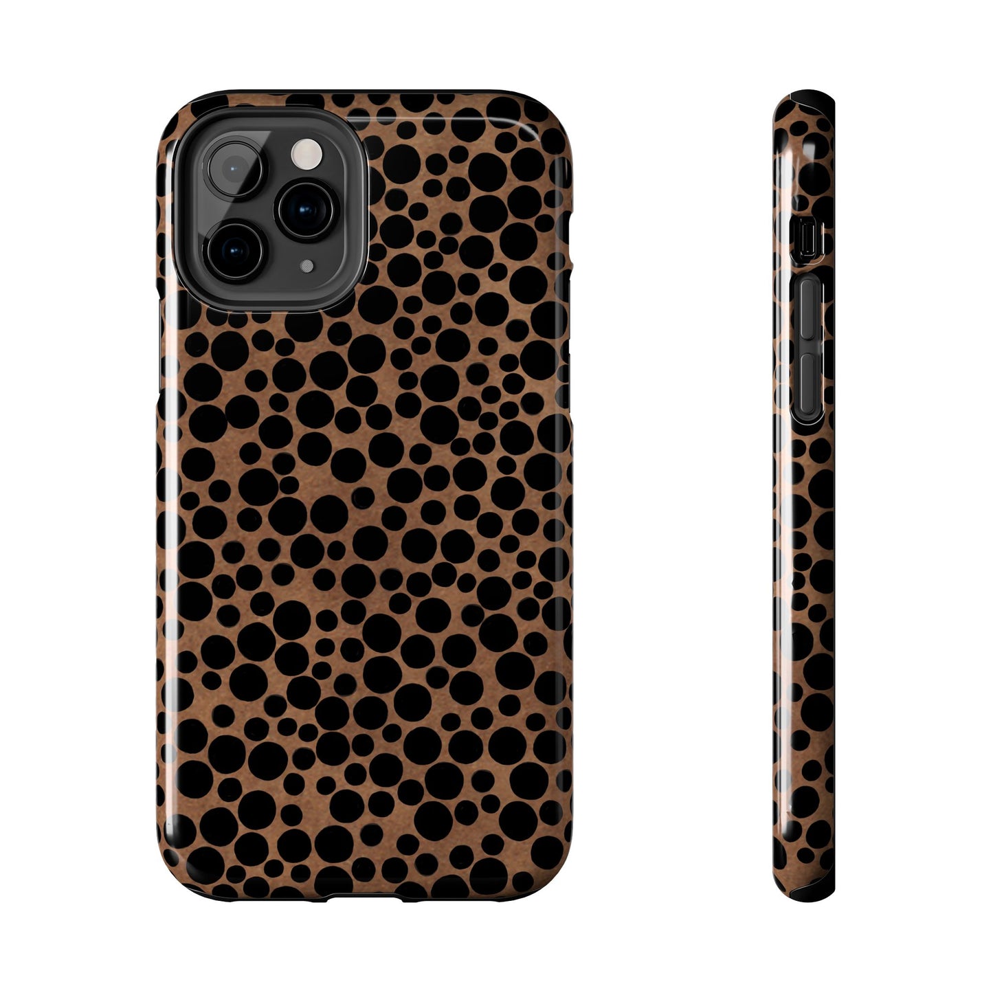 Felt Dots Caramel Phone Case