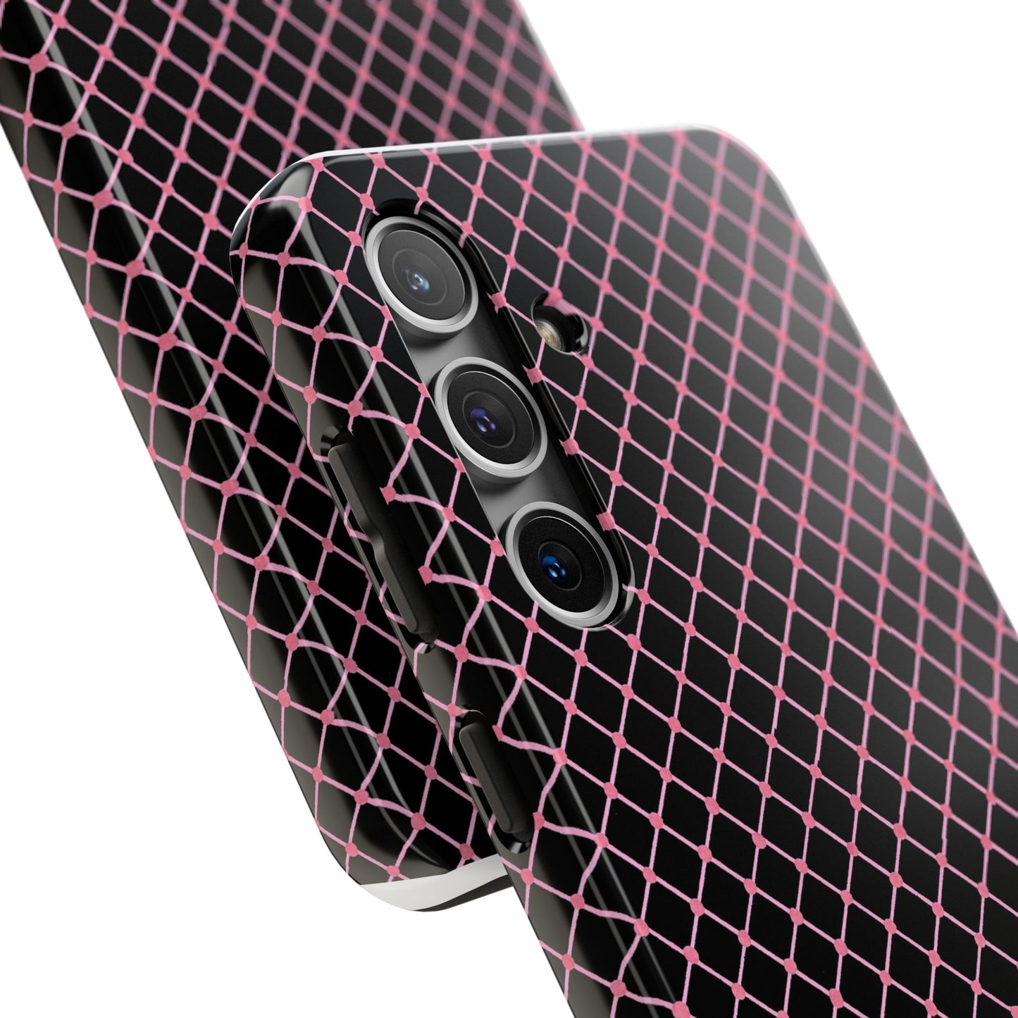 Cyclone Fence Black / Pink Phone Case