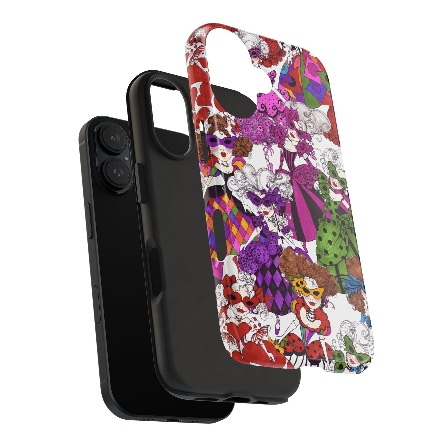 Crowded Dance Floor White Phone Case