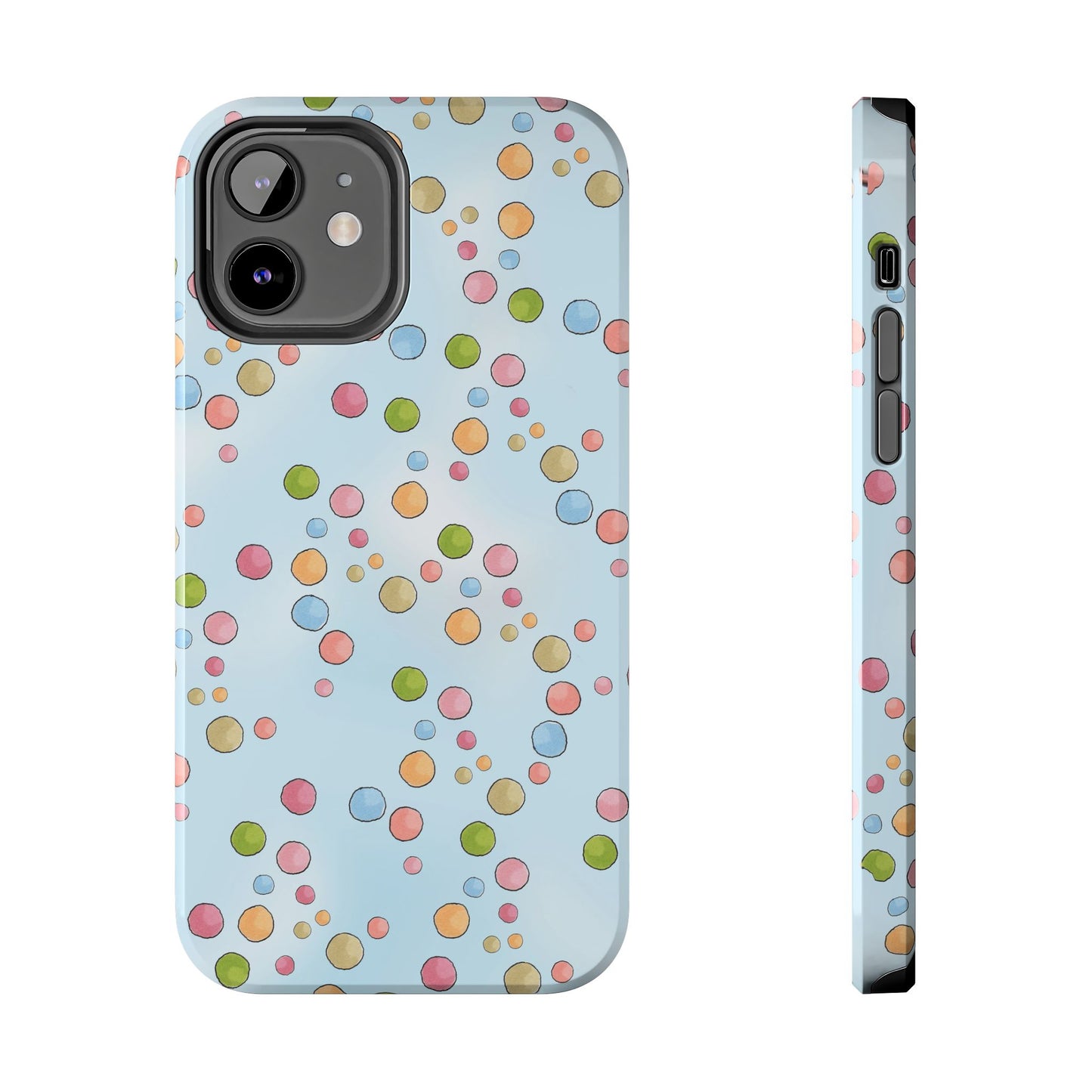Clown Dots Blue Sky Phone Case