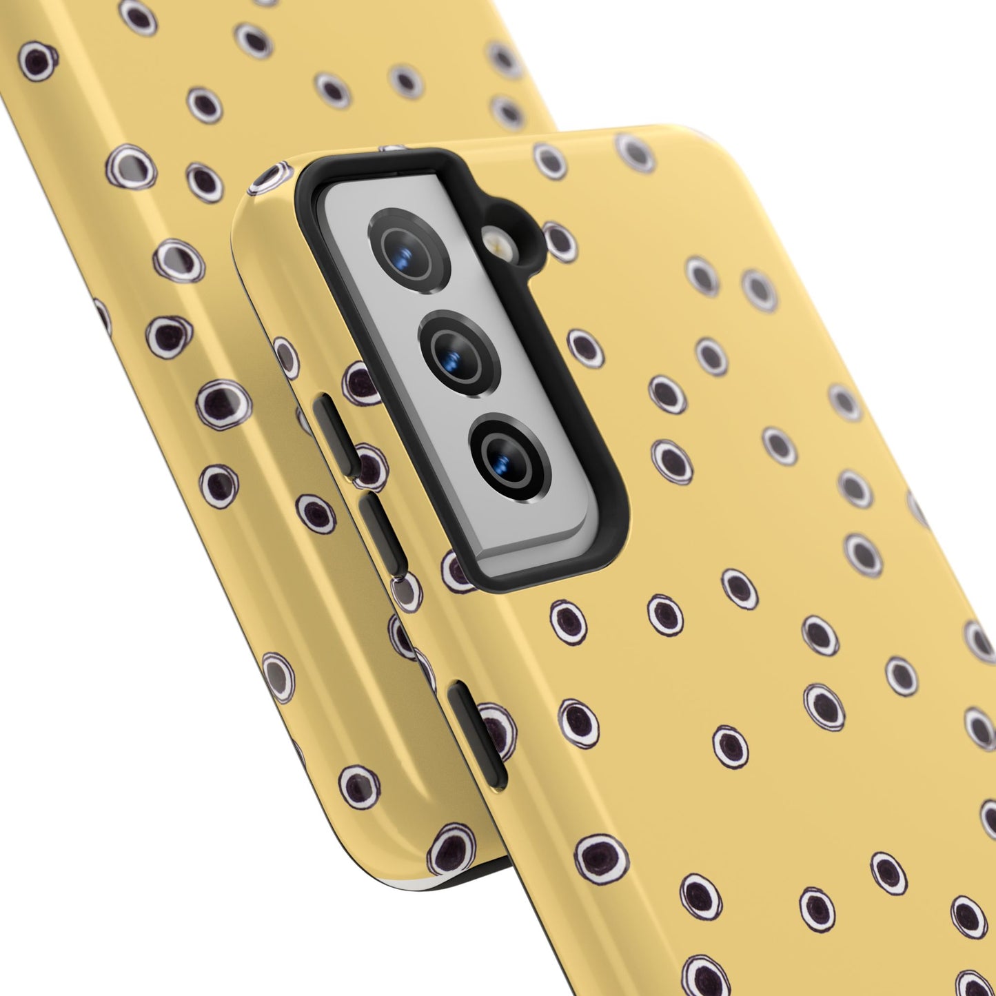 Halo Dots Yellow Phone Case