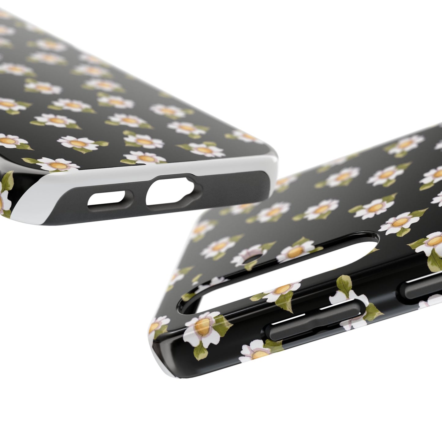 Daisies Black Phone Case