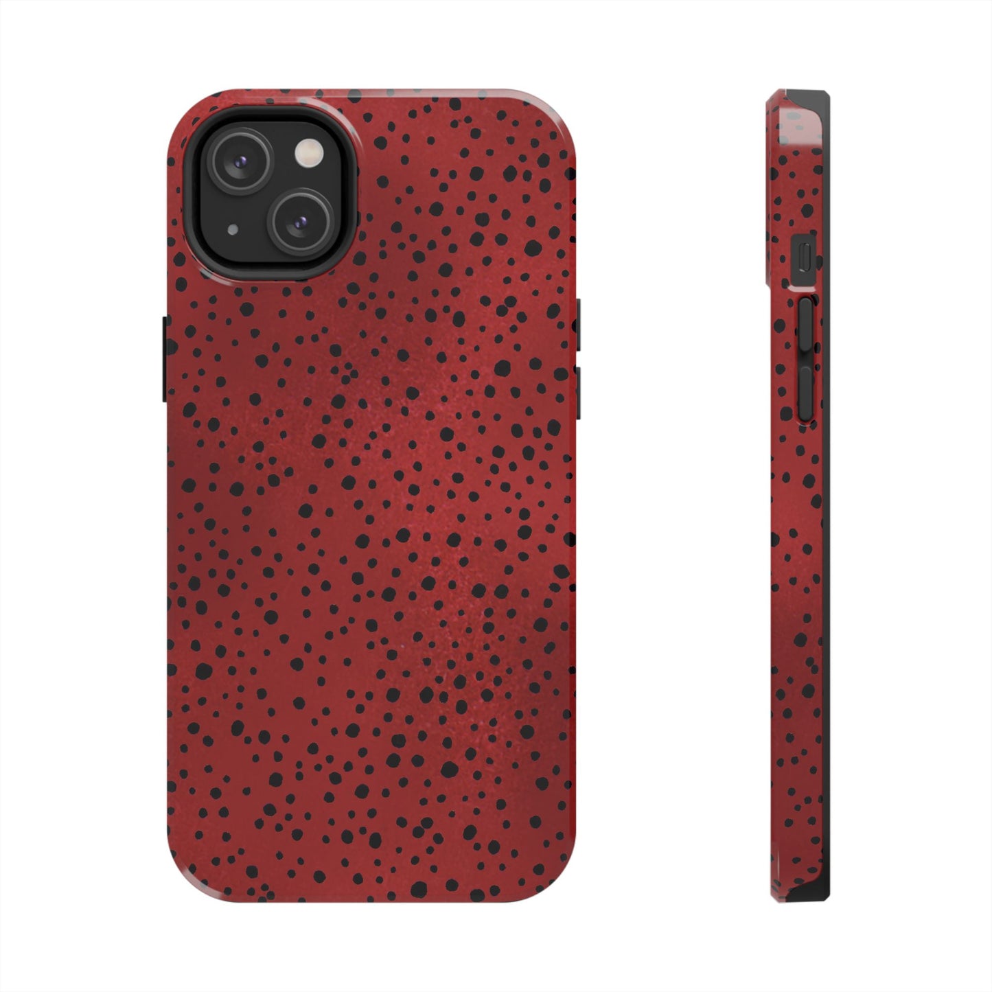 Pepper Dots Red / Black Phone Case