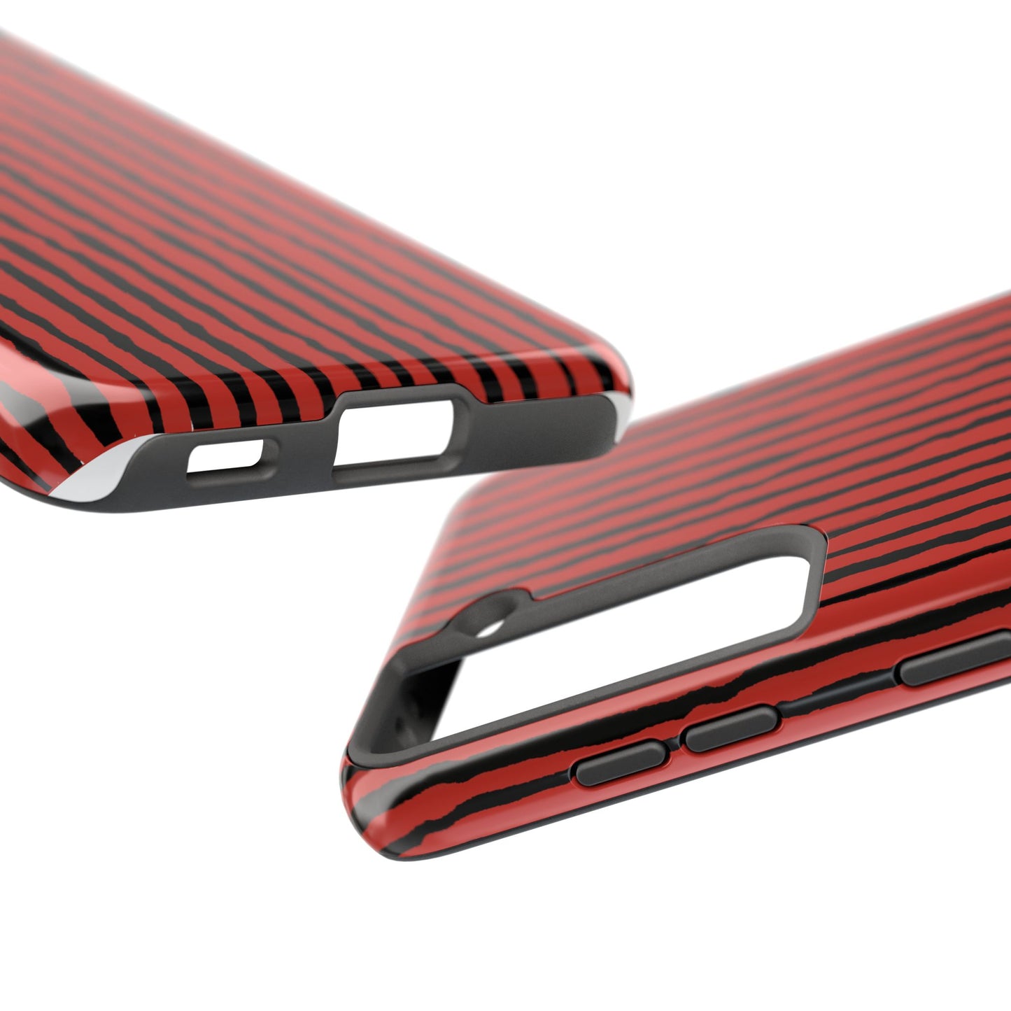 Sorta Stripe Red / Black Phone Case