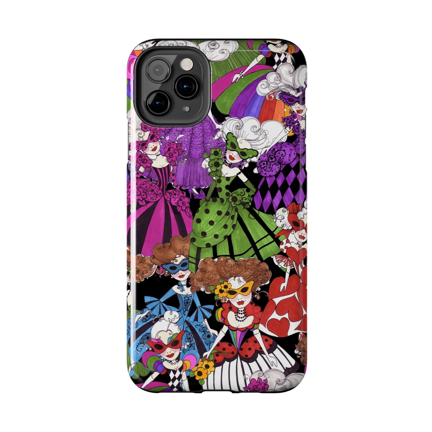 Crowded Dance Floor Black Phone Case