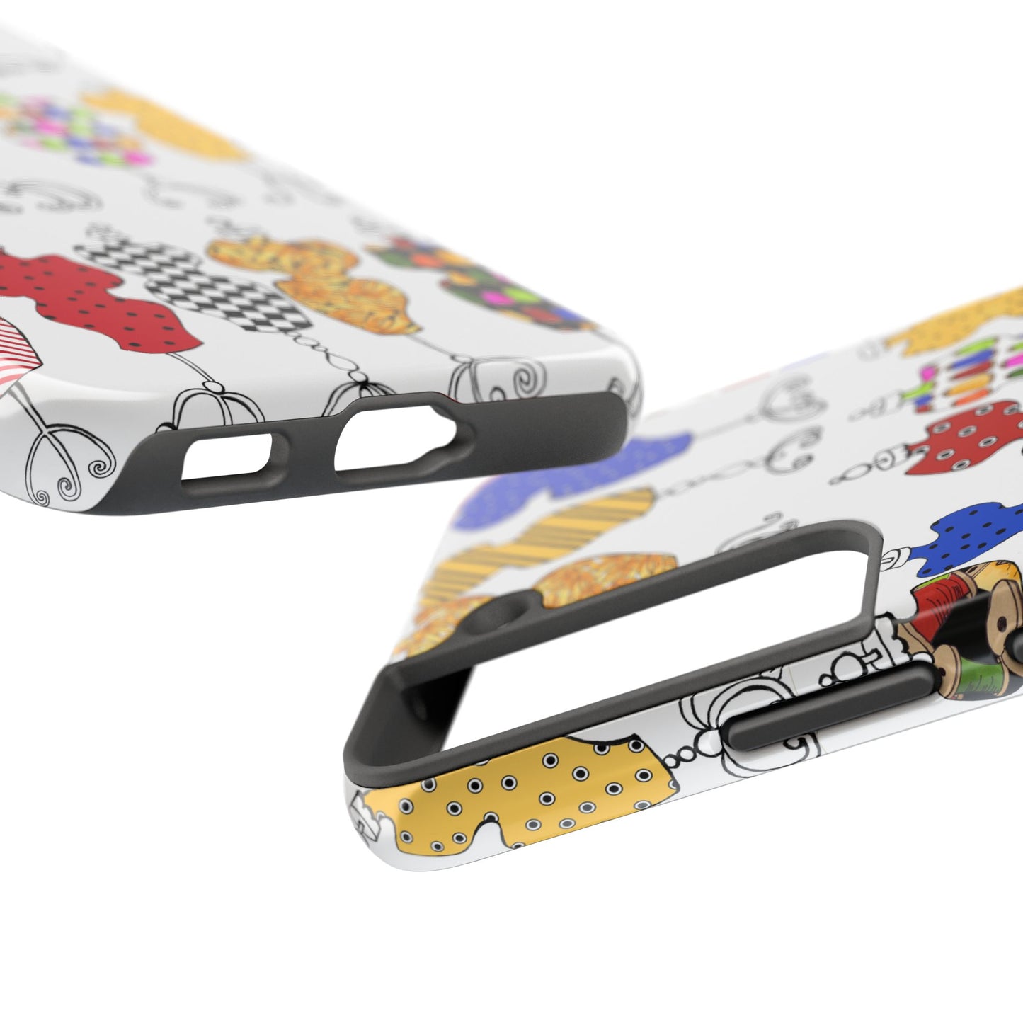 Go Figure White / Multi Phone Case