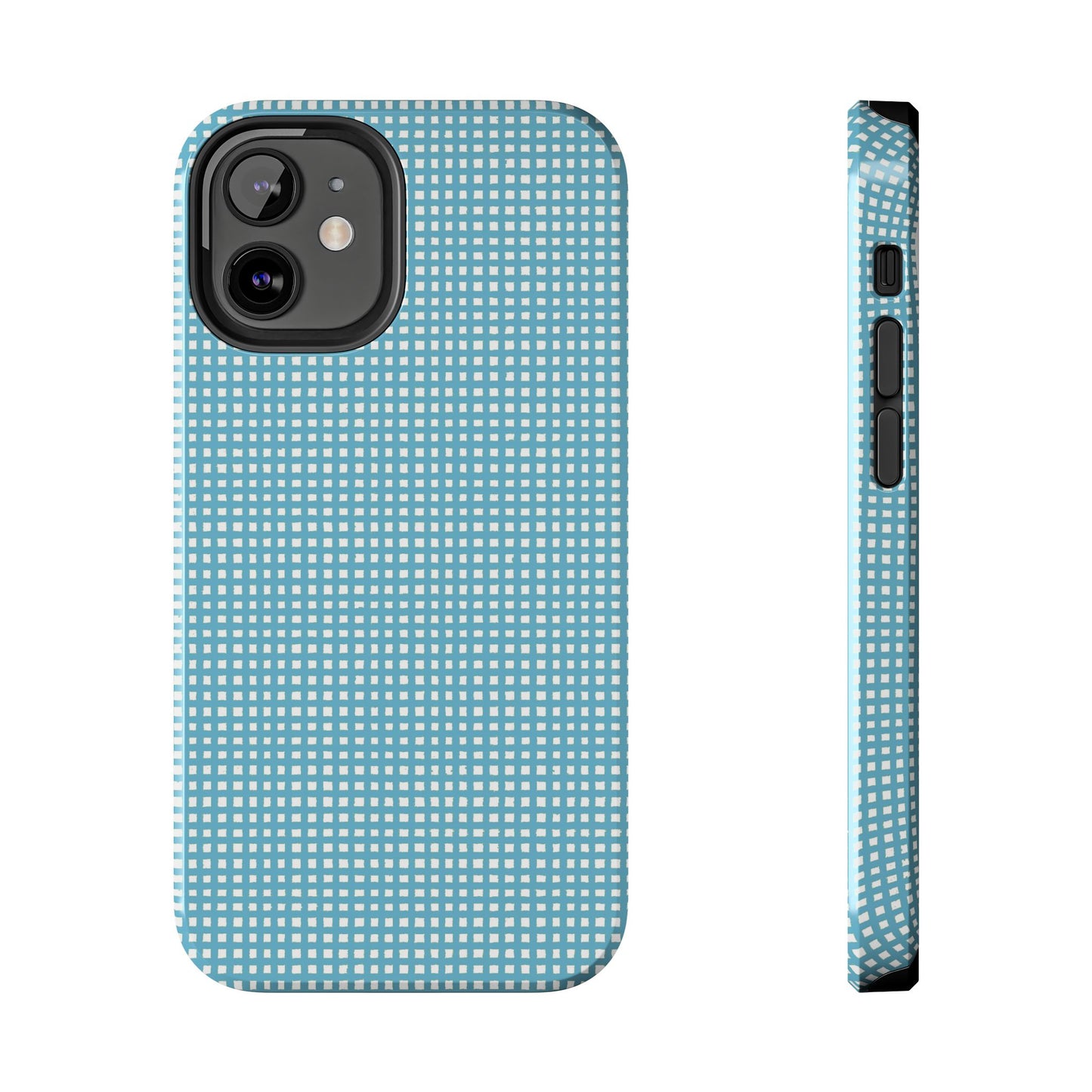 Chipper Check Turquoise Phone Case