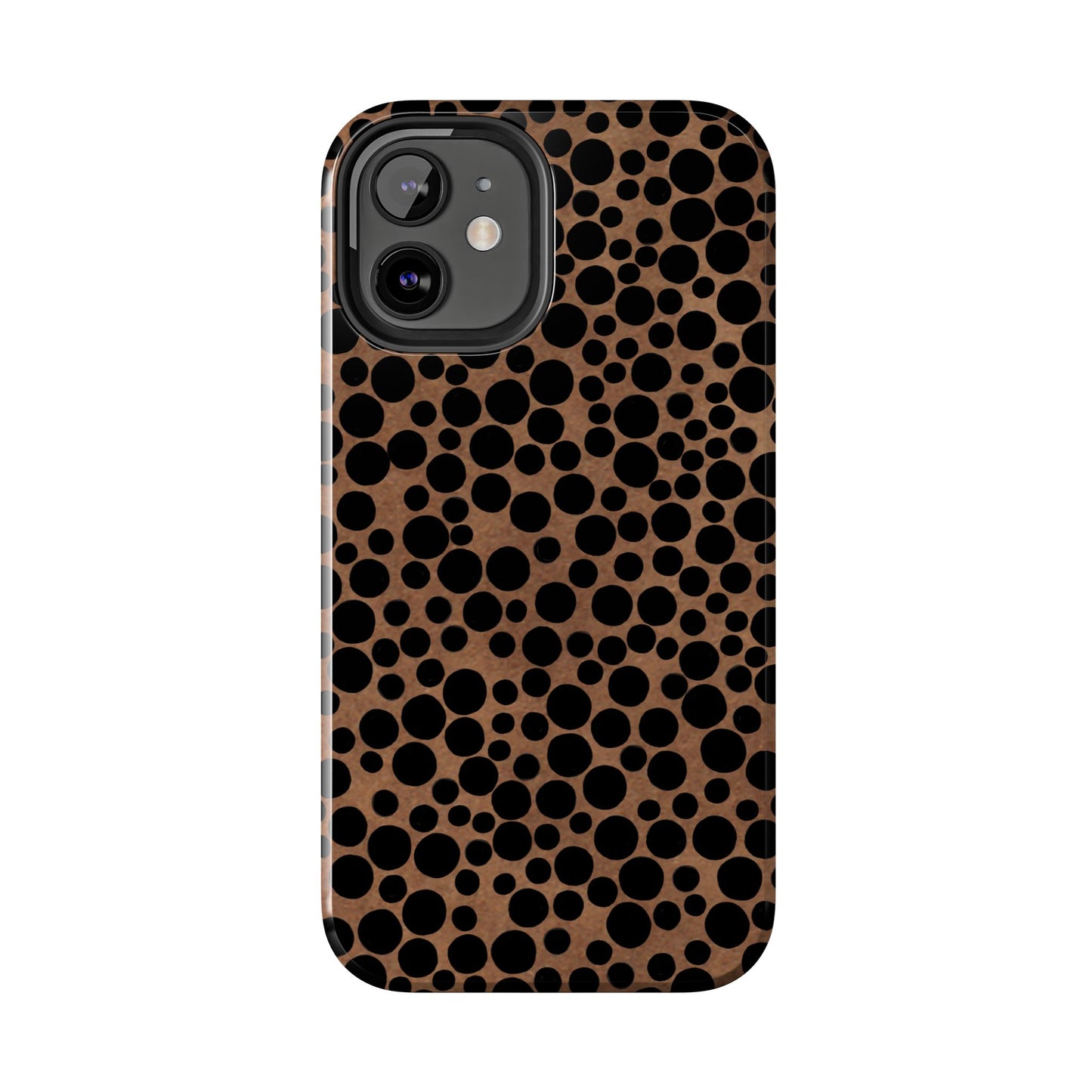 Felt Dots Caramel Phone Case