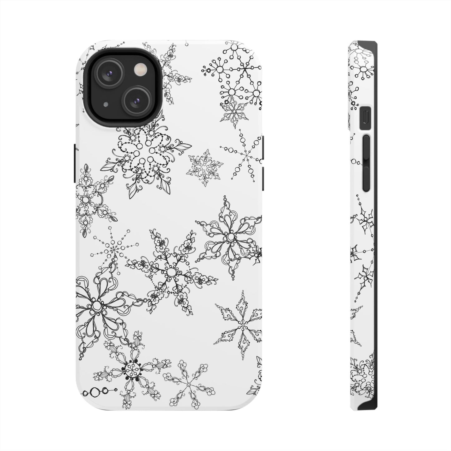 Random Flakes White Phone Case