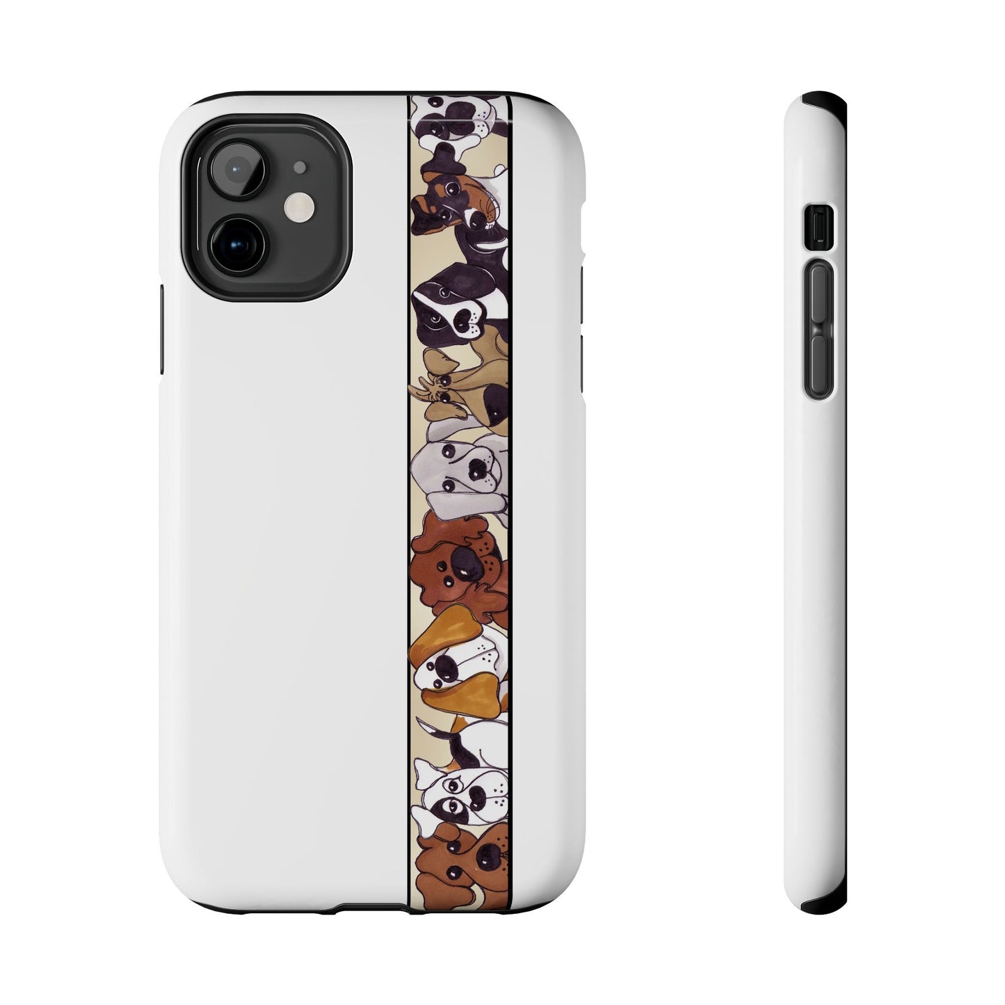 Doggie Delight Border Phone Case