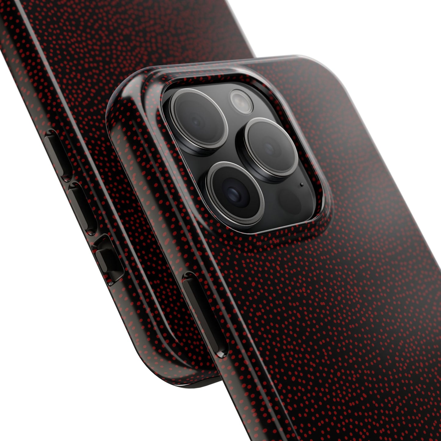 Mini Dot Black / Red Phone Case