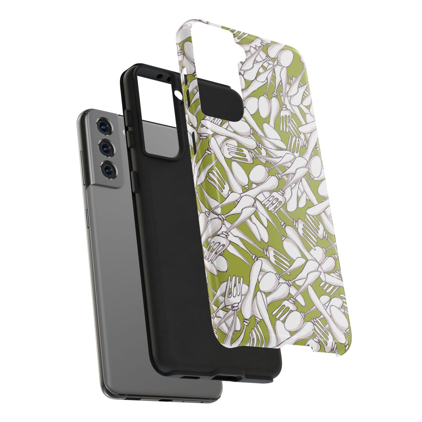 Silverware Wars Green Phone Case