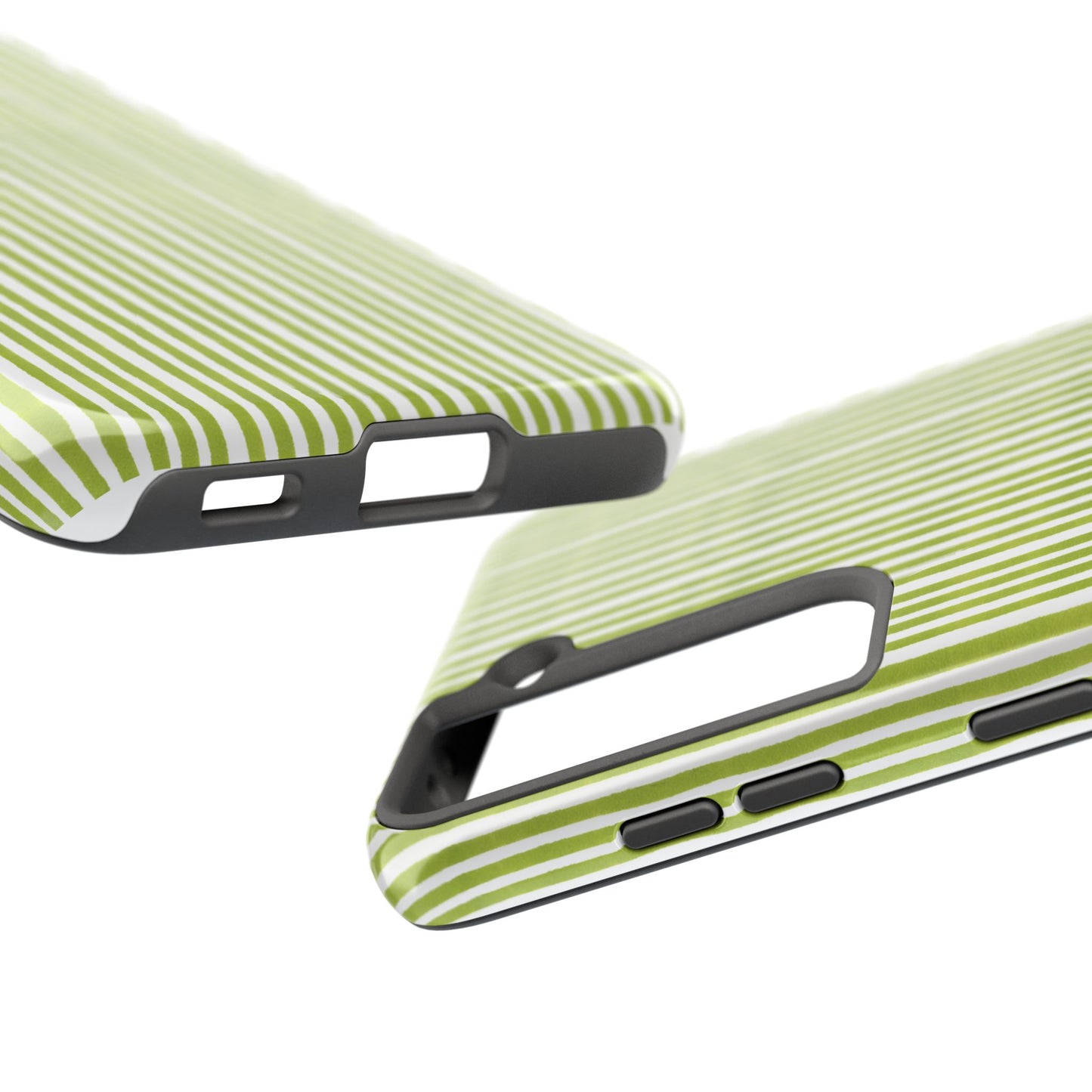 Lazy Stripe Lime Phone Case