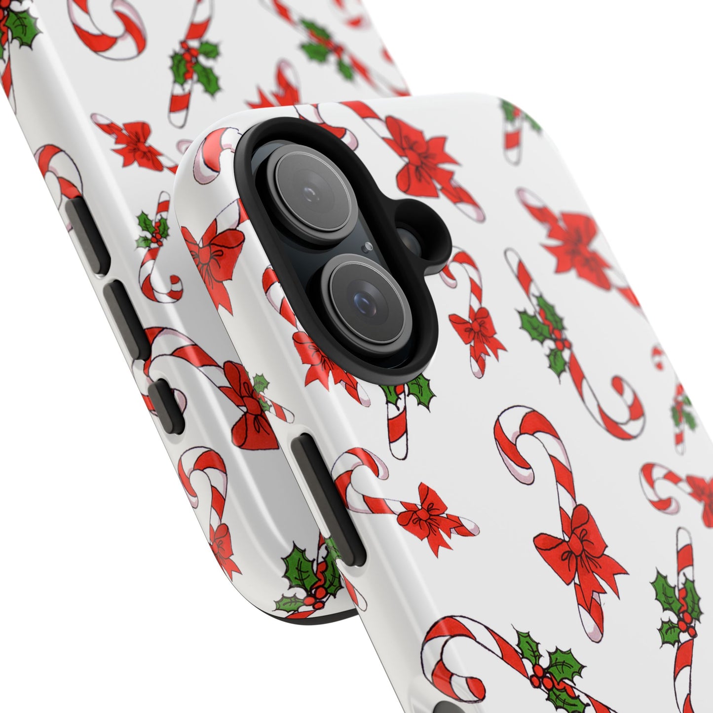 Candy Cane Crowd White Phone Case
