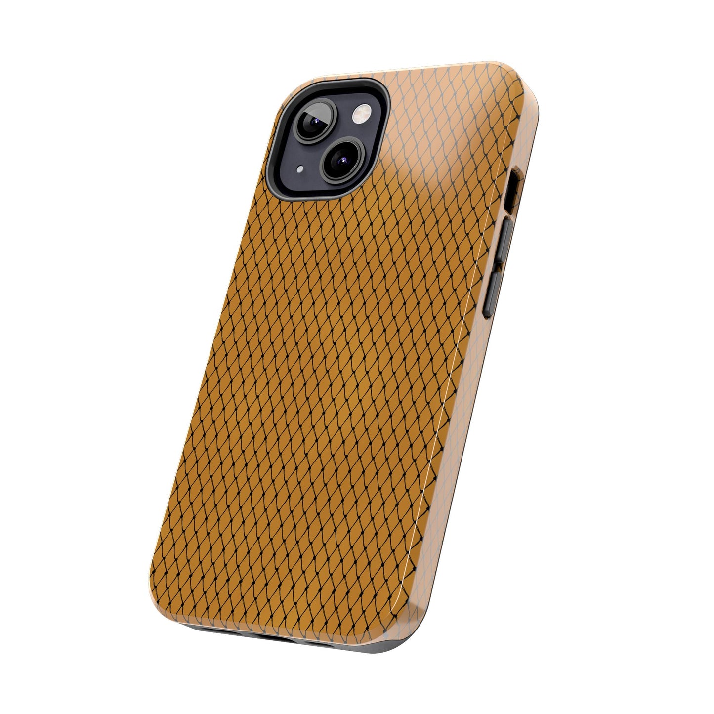 Fishnet Gold Phone Case