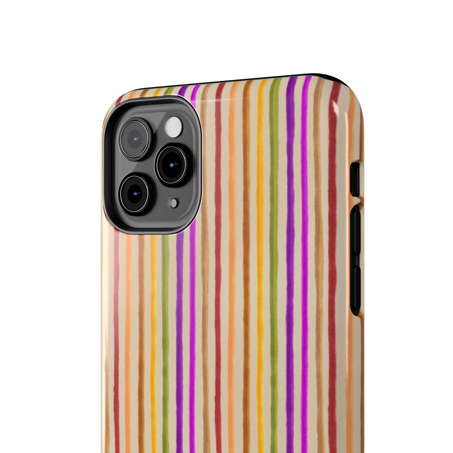 Spice Stripe Muslin Phone Case