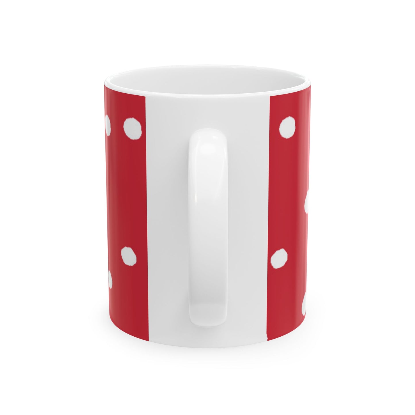 Dinky Dots Red / White Cup