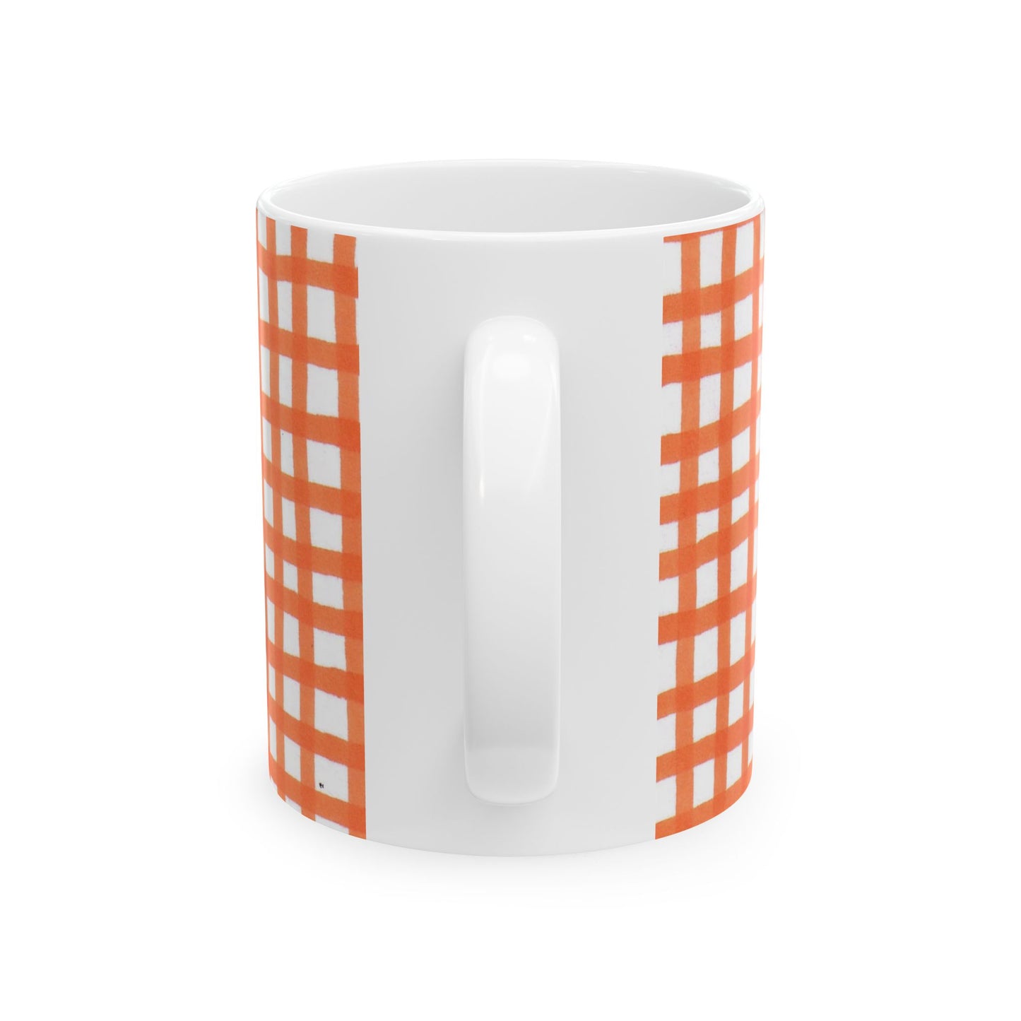 Chipper Check Orange Cup