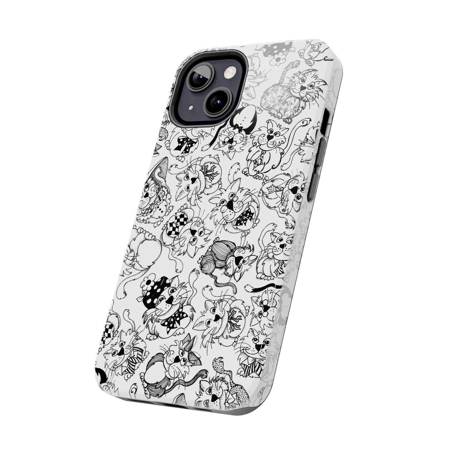 So Kitties Tossed White Phone Case