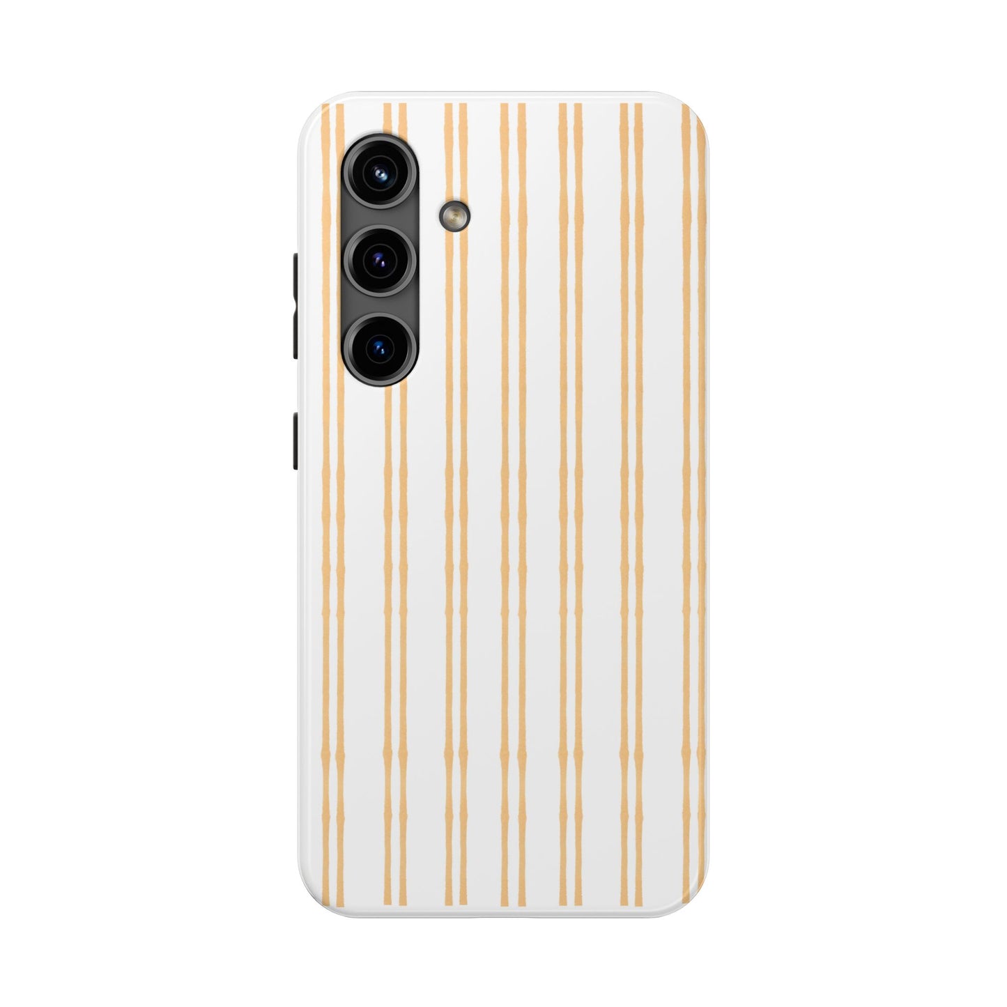 Double Stripe Yellow Phone Case