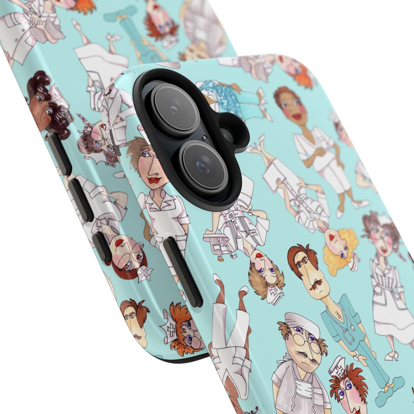 Happy Staff Aqua Phone Case