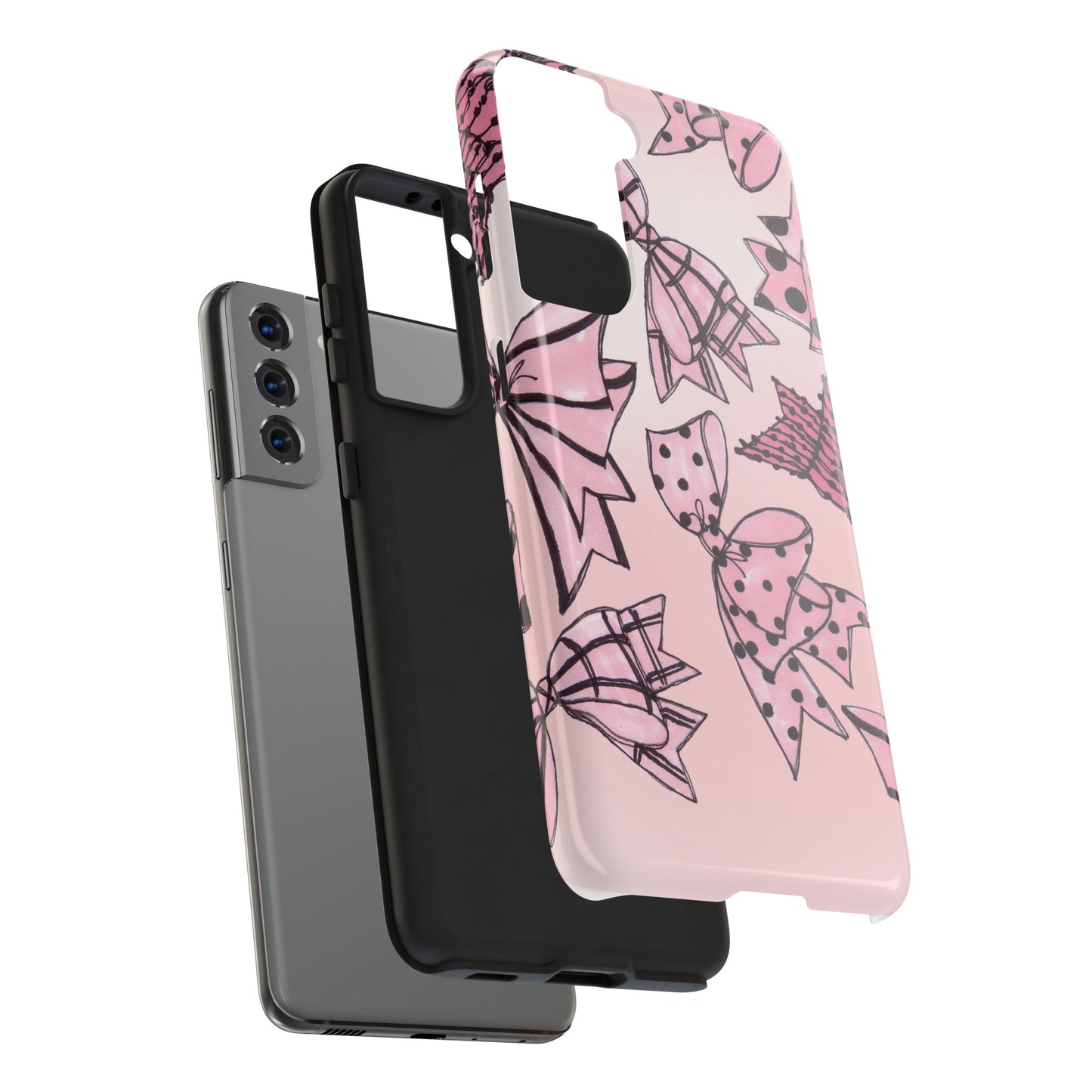 Cat Bows Pink Phone Case