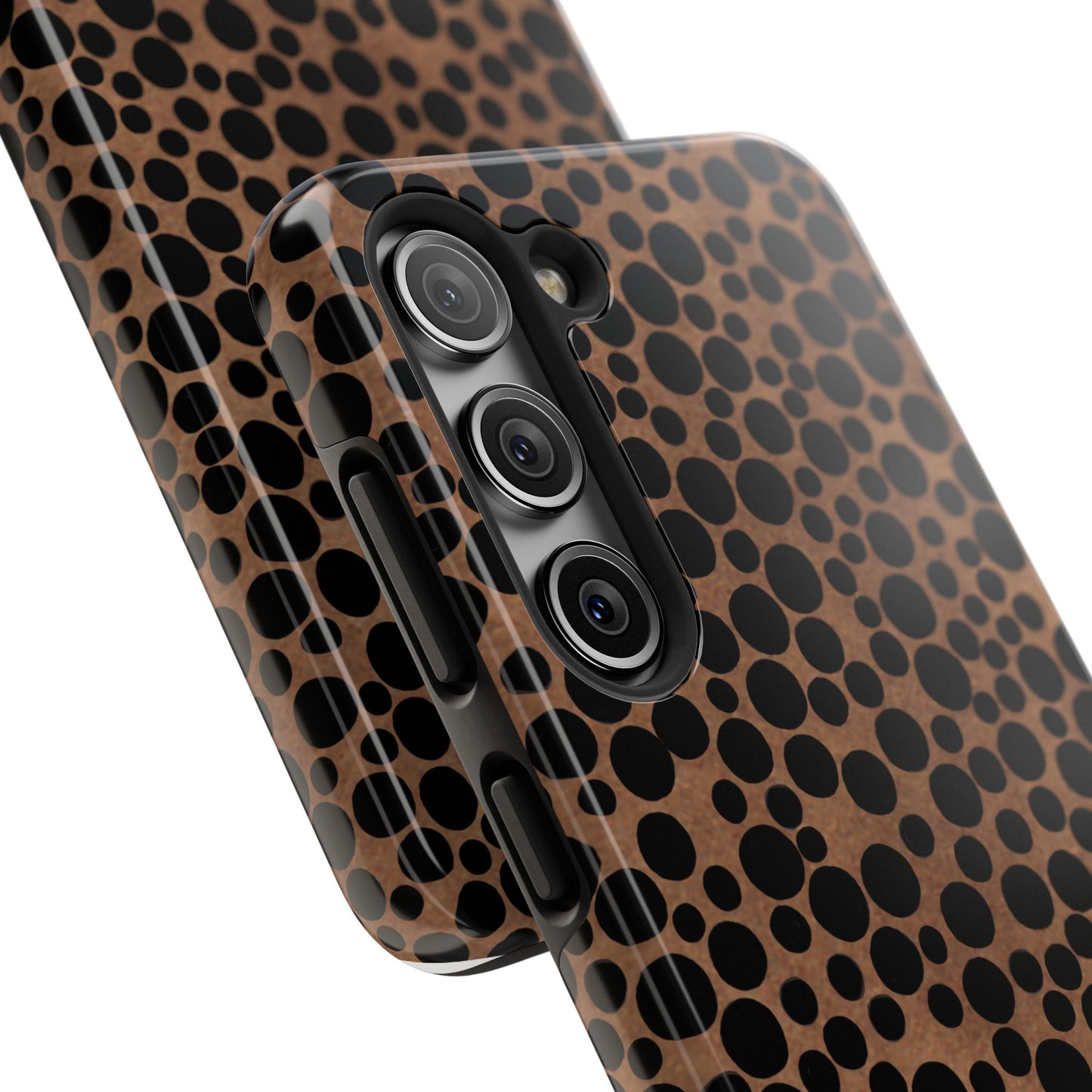 Felt Dots Caramel Phone Case
