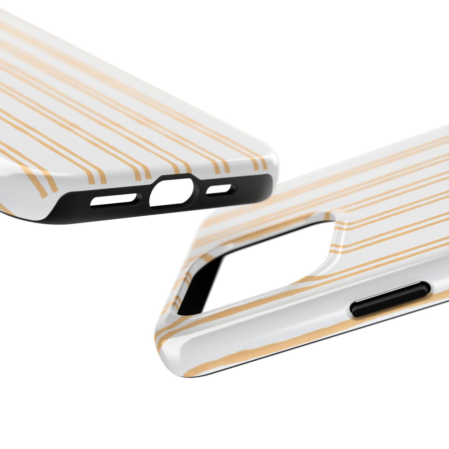 Double Stripe Yellow Phone Case