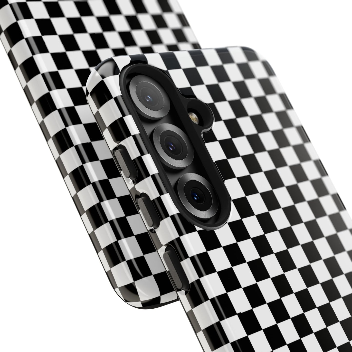 Checkerboard Black / White Phone Case