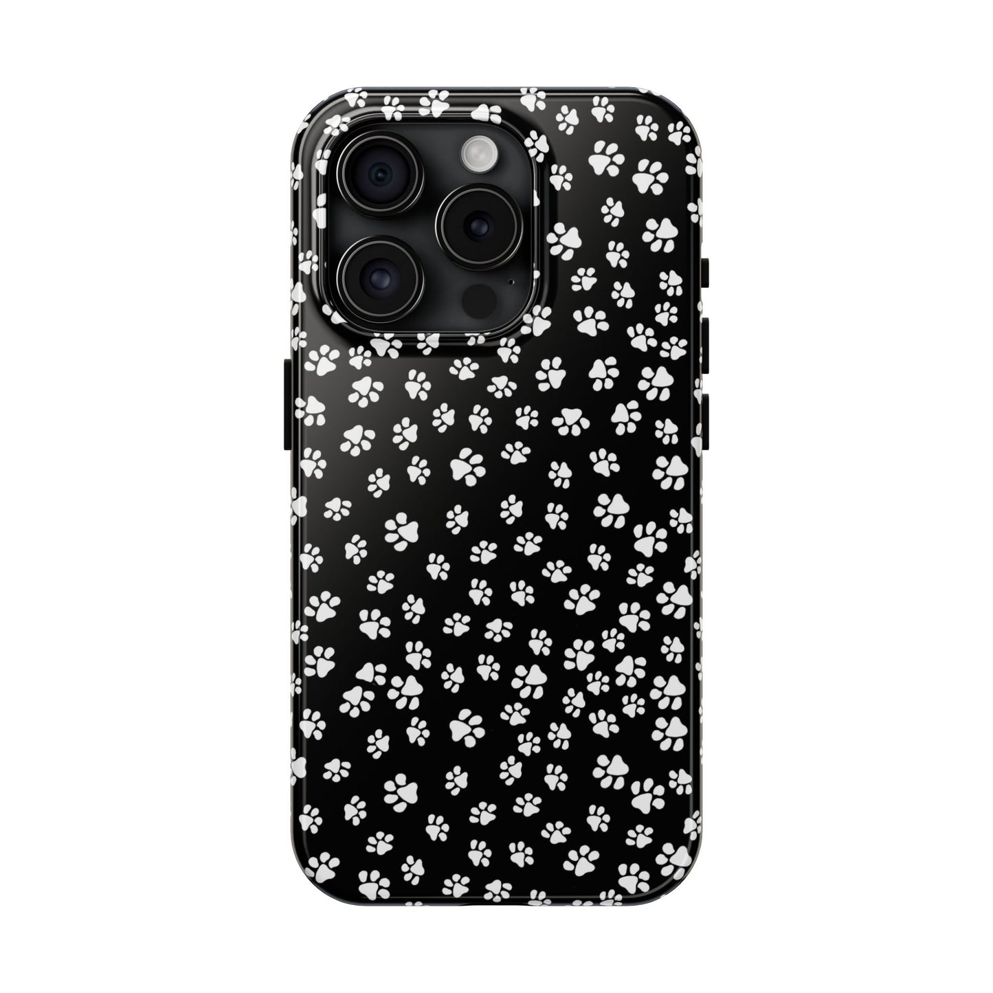 Little Paws Black / White Phone Case