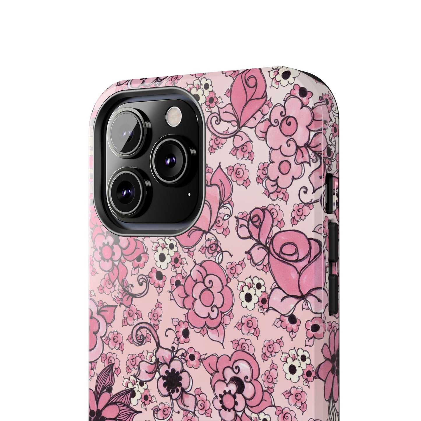 Profuse Posies Pink Phone Case