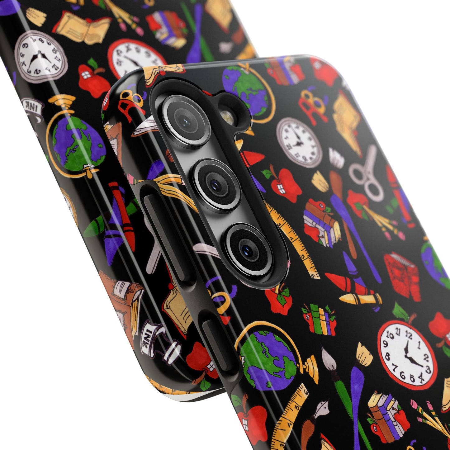 School Stuff Black Phone Case