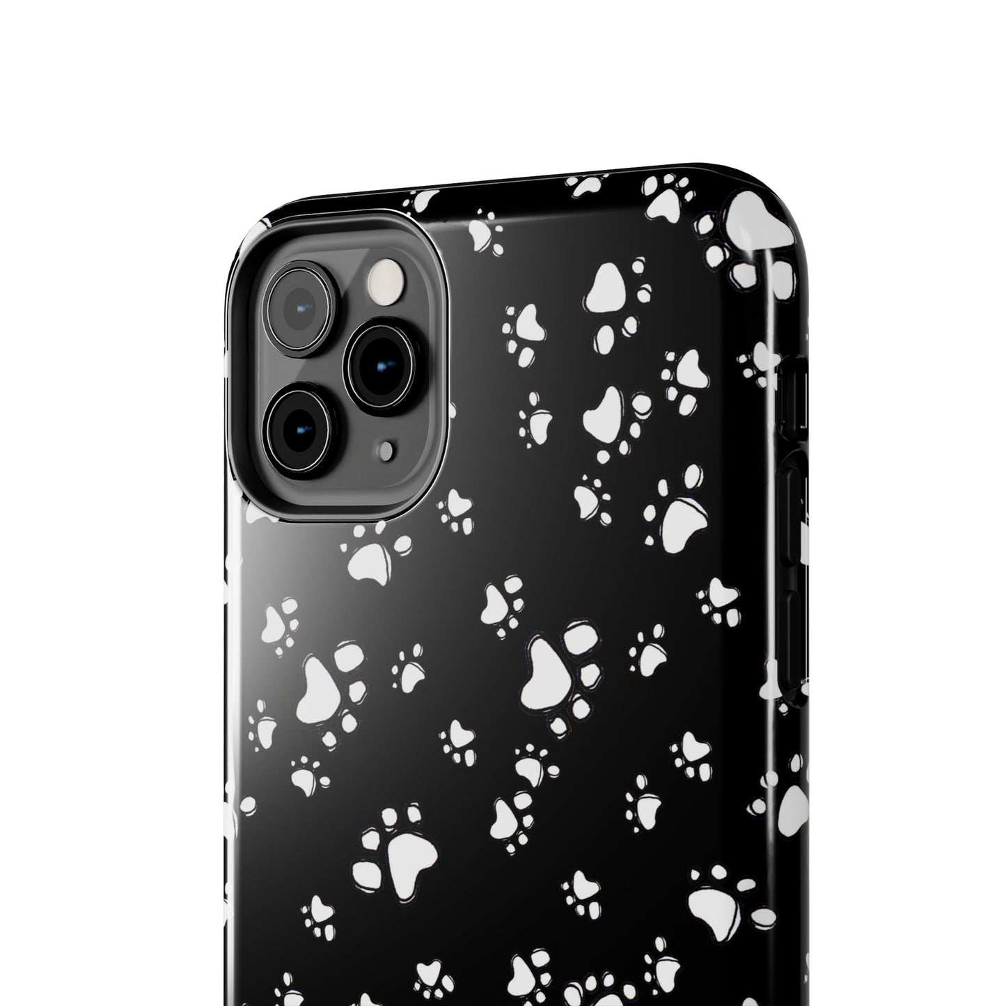 Paw Flakes Black Phone Case