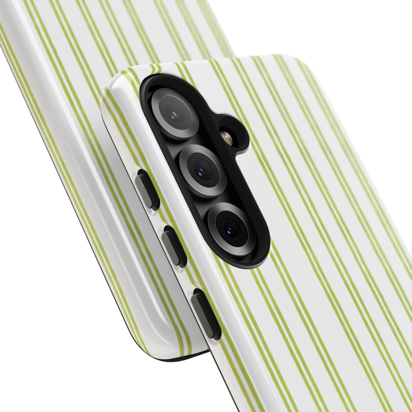 Green Double Stripe Phone Case