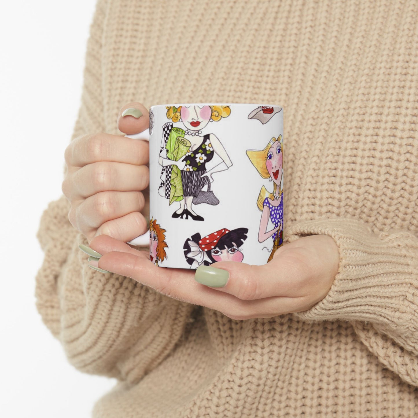 Creative Toss White Cup