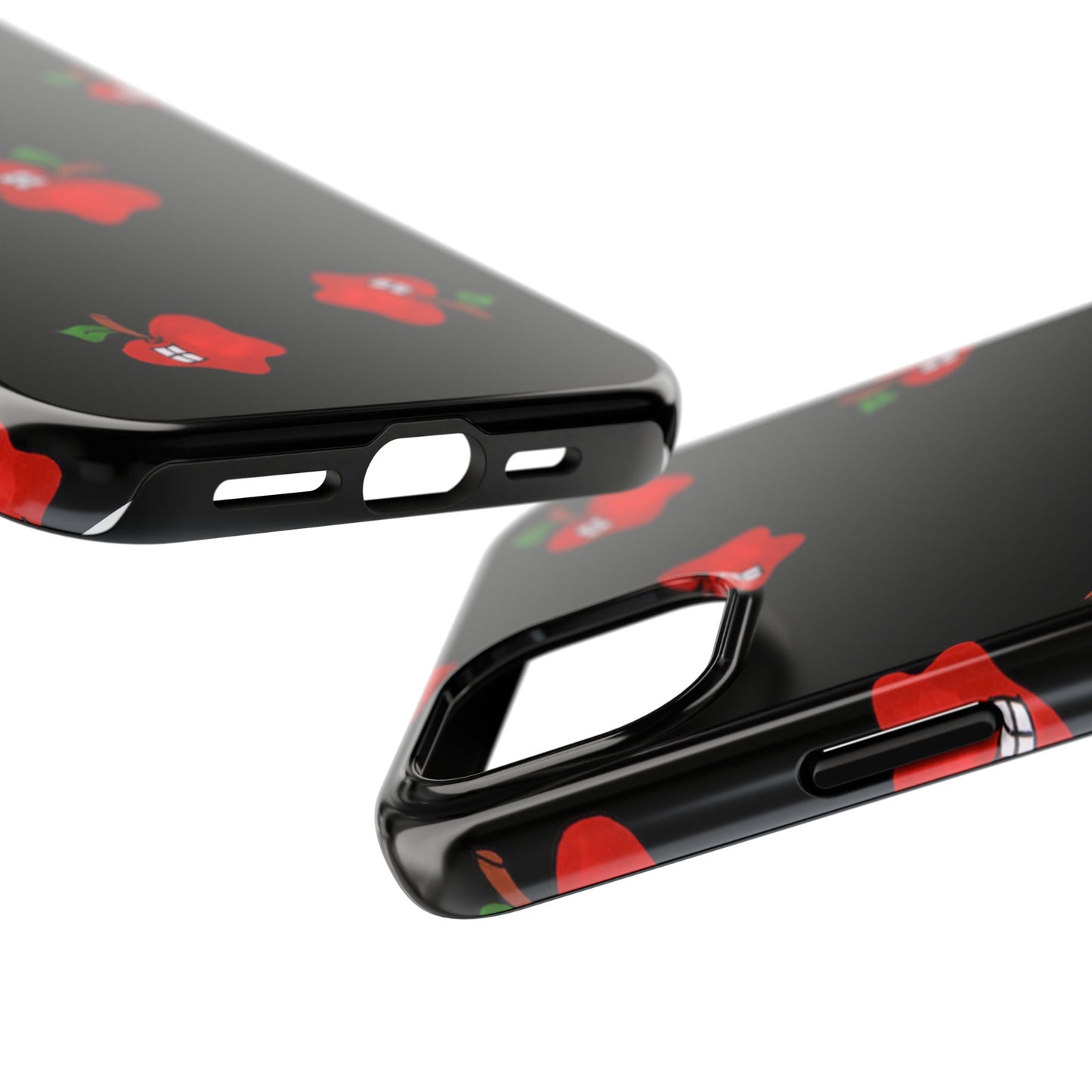 Flying Apples Black Phone Case