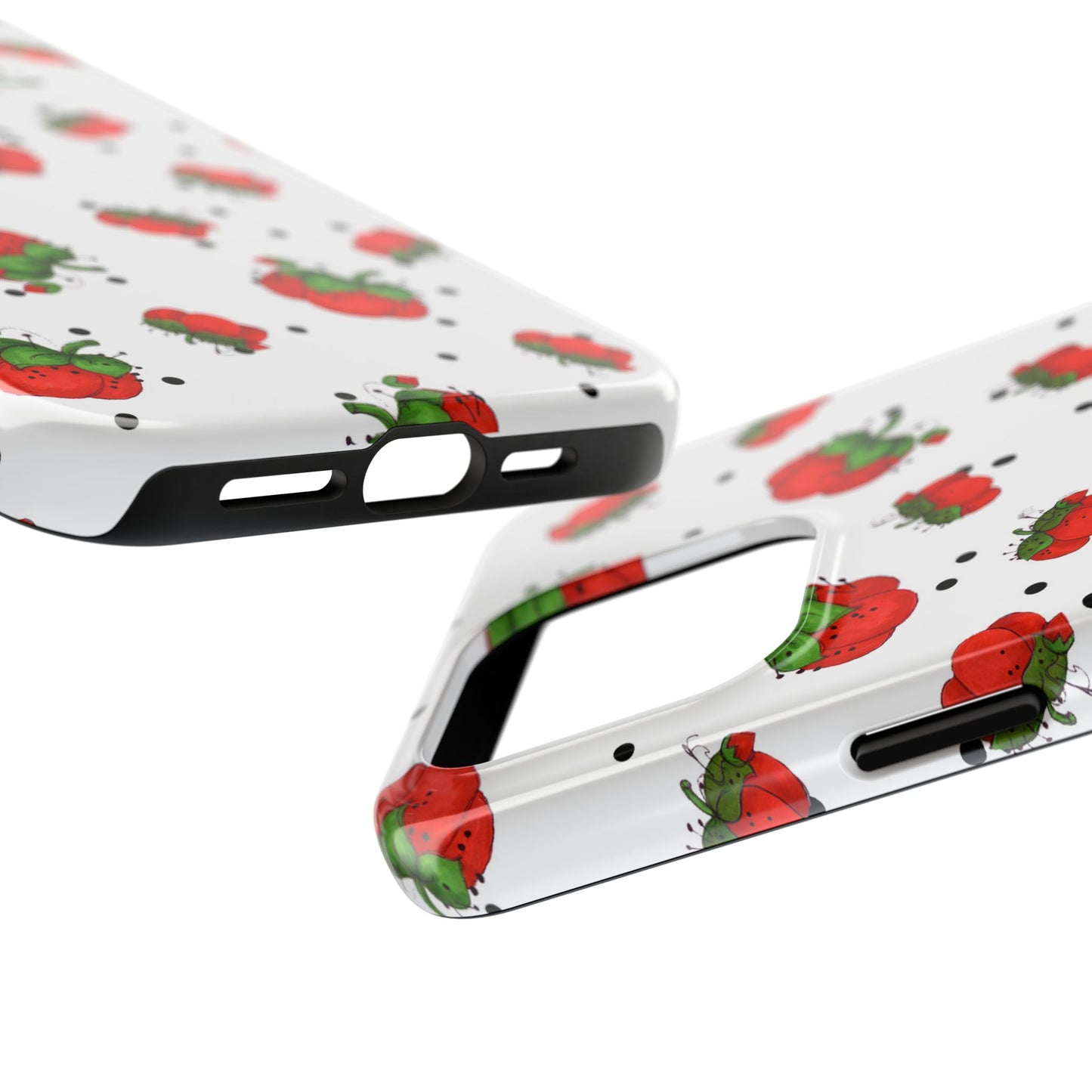 Pin Dots White Phone Case