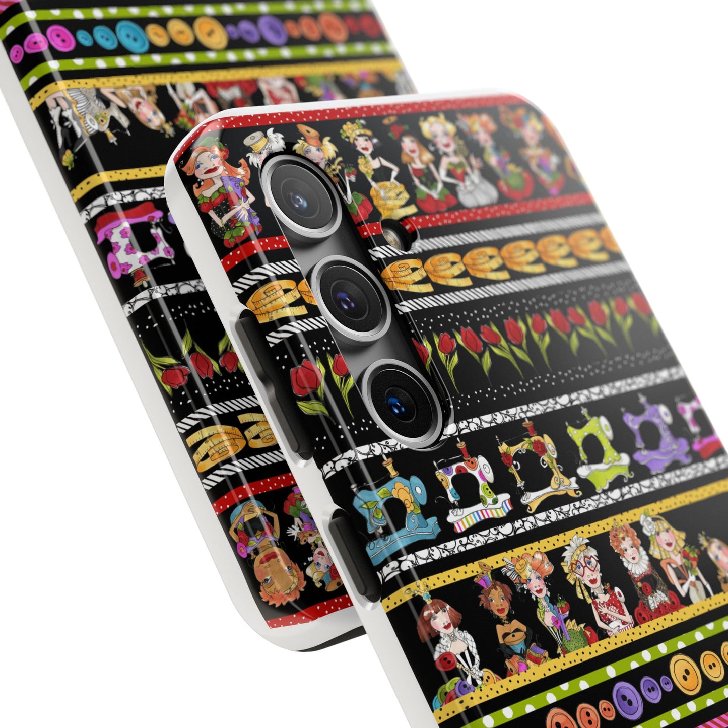 Curious Border Black Phone Case