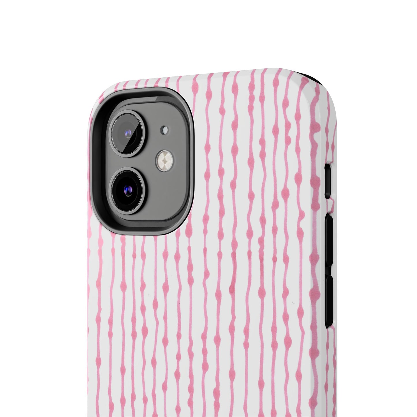Faux Seersucker White / Pink Phone Case